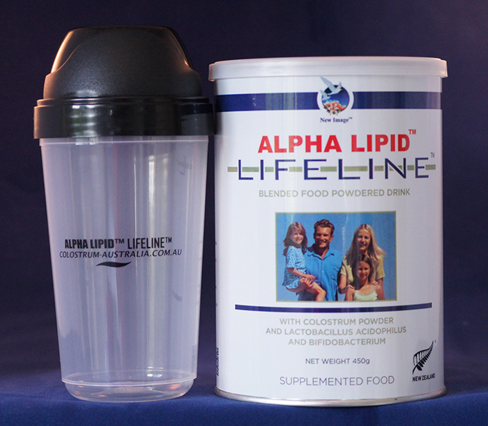 Alpha Lipid Lifeline and Colostrum Australia Shaker