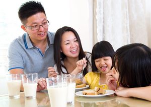 Breakfast with colostrum drink